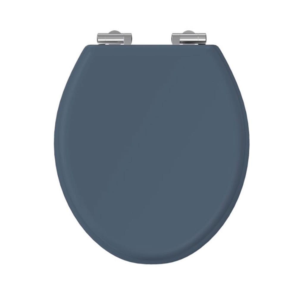 Burlington Guild Blue Soft Close Toilet Seat